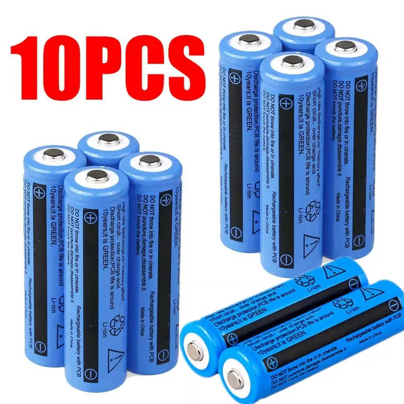 18650 Li-ion Akku, 3.7V, 3000mAh, 10er-Pack