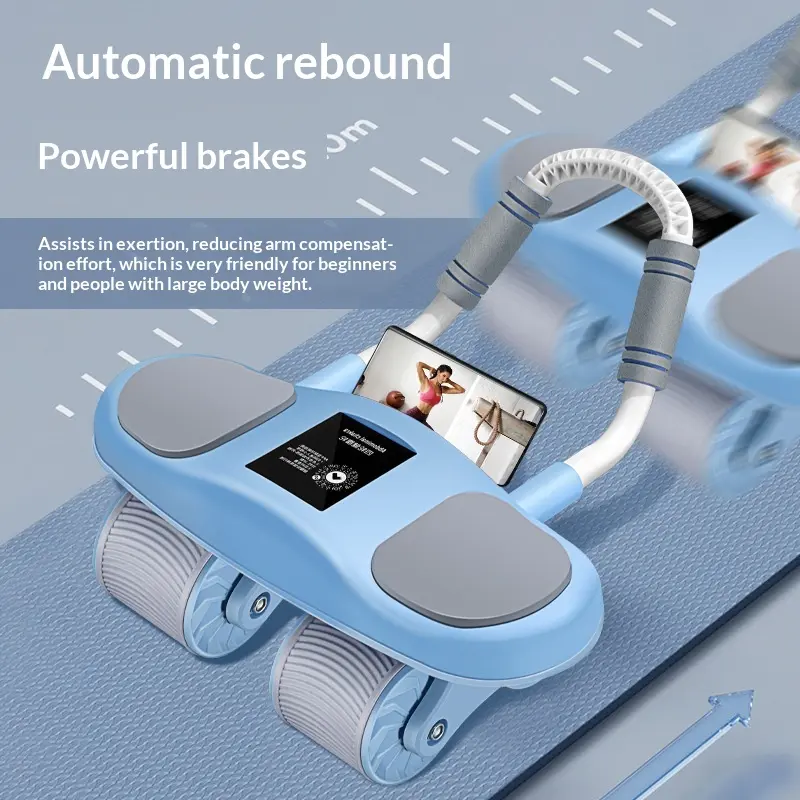 2-in-1 Bauchrad mit Automatik-Funktion