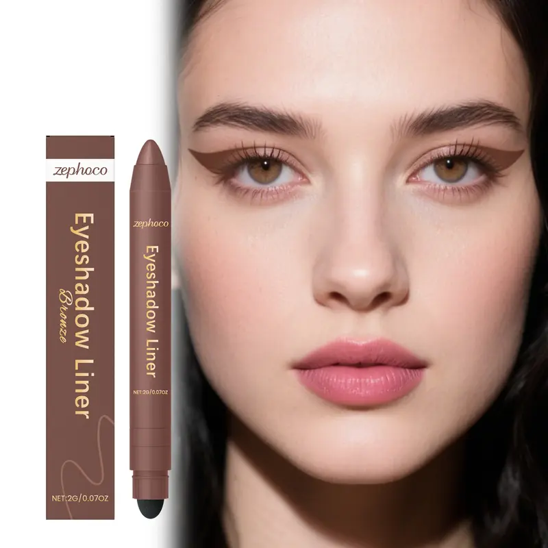2-in-1 Eyeliner Stift Bronze