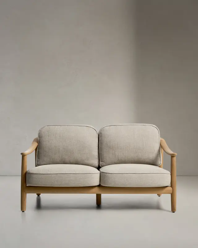 2-Sitzer Outdoor-Sofa Elunda aus massivem Teakholz, FSC 100 %, 149 cm