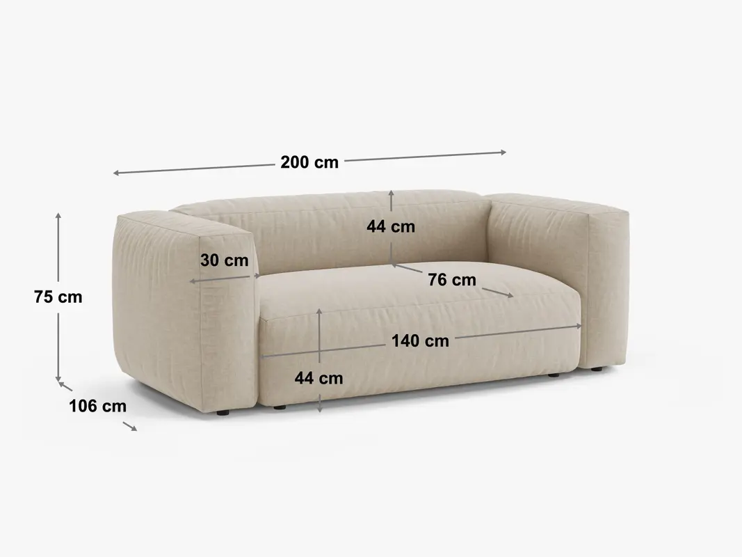 2-Sitzer Sofa Martina