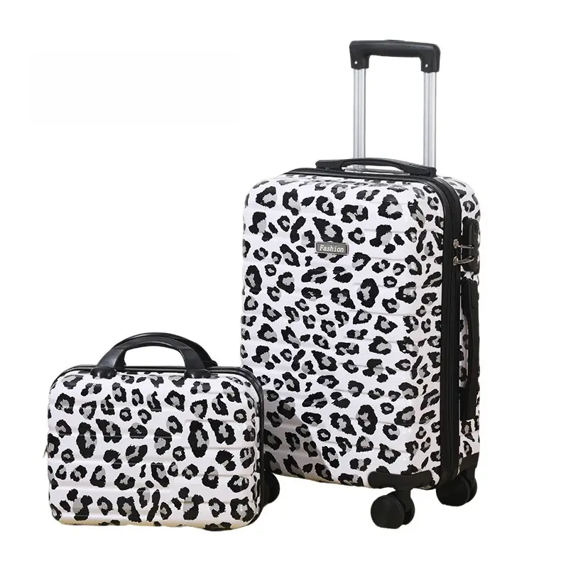 2-teiliges Kofferset mit Make-up-Tasche