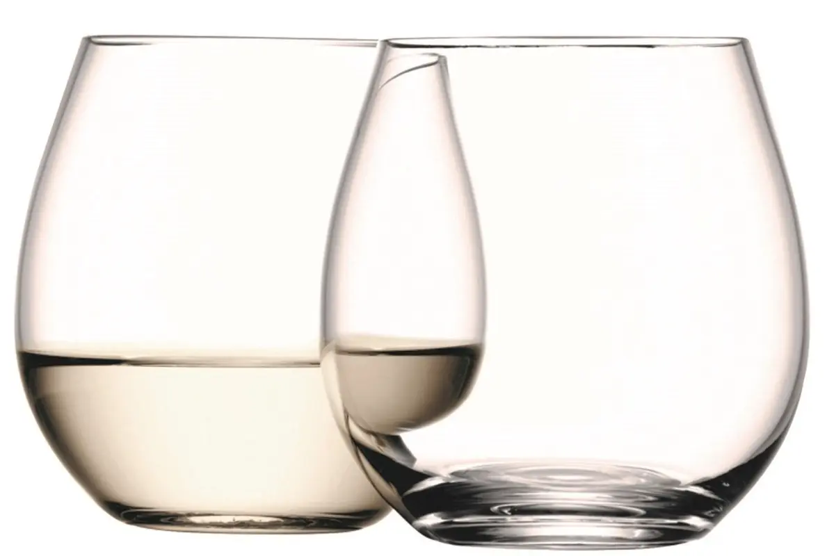 2er Set Wine Weinbecher Klein 370ml Klar