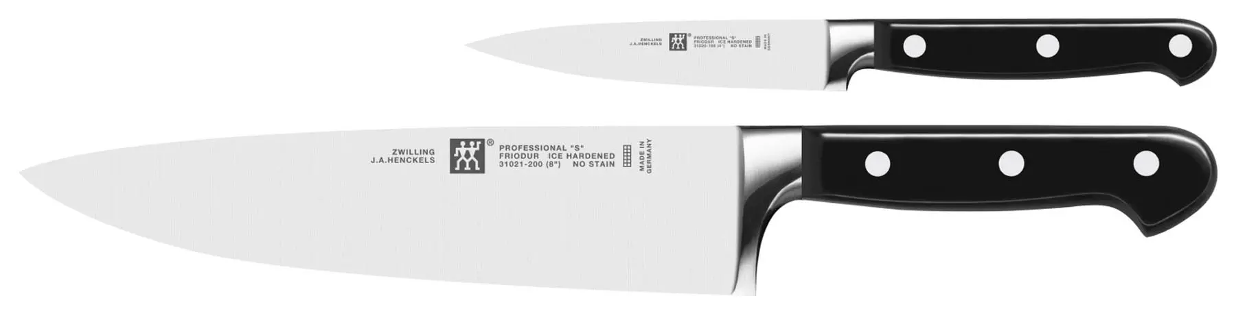 2tlg. Professional S Messerset (Spick- & Kochmesser)