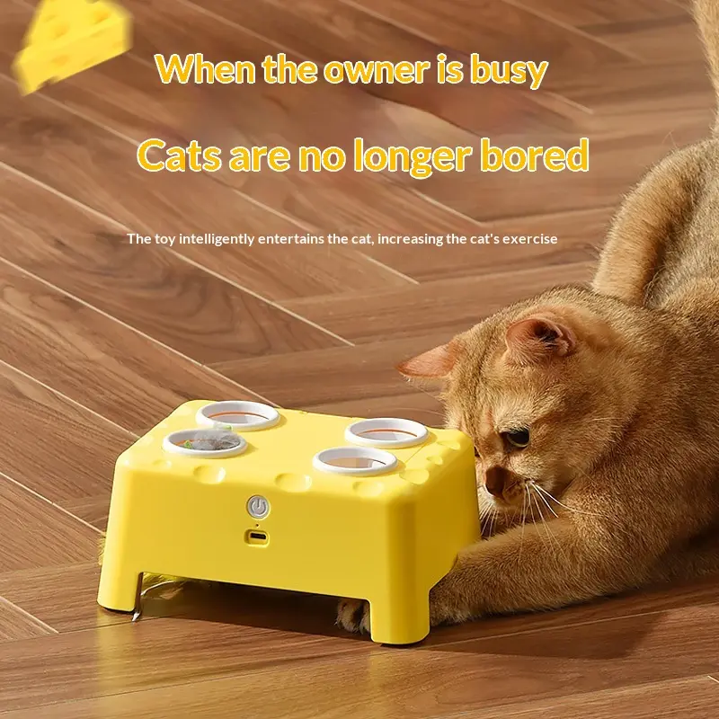 3-in-1 Käsehaus Smart Katzenspielzeug