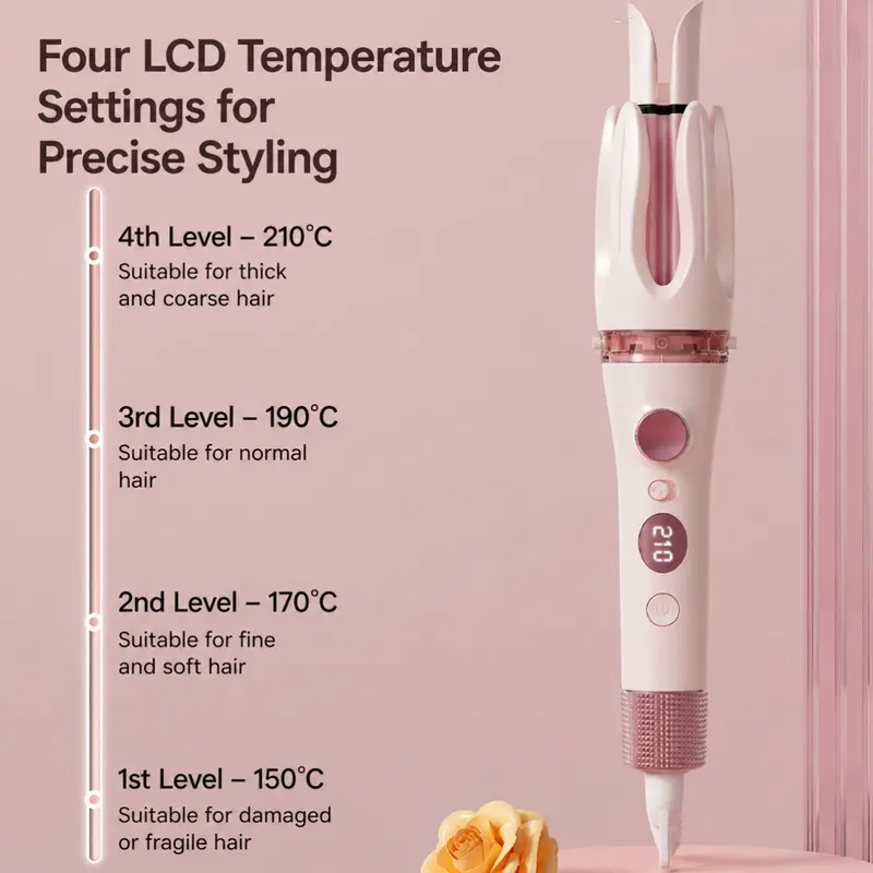3-in-1 Lockenstab & Glätteisen