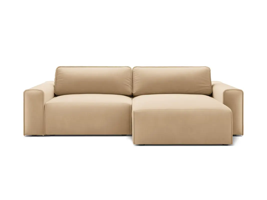 3-Sitzer Ecksofa rechts mit Schlaffunktion und Stauraum Victor