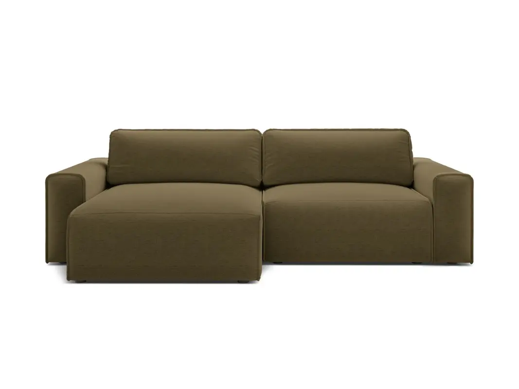 3-Sitzer Ecksofa Victor mit Schlaffunktion und Stauraum, links