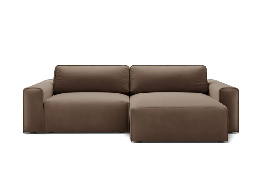 3-Sitzer Ecksofa Victor rechts mit Schlaffunktion und Stauraum