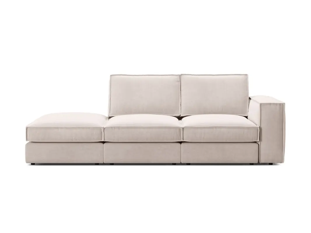 3-Sitzer Modular Sofa Pola Open End links