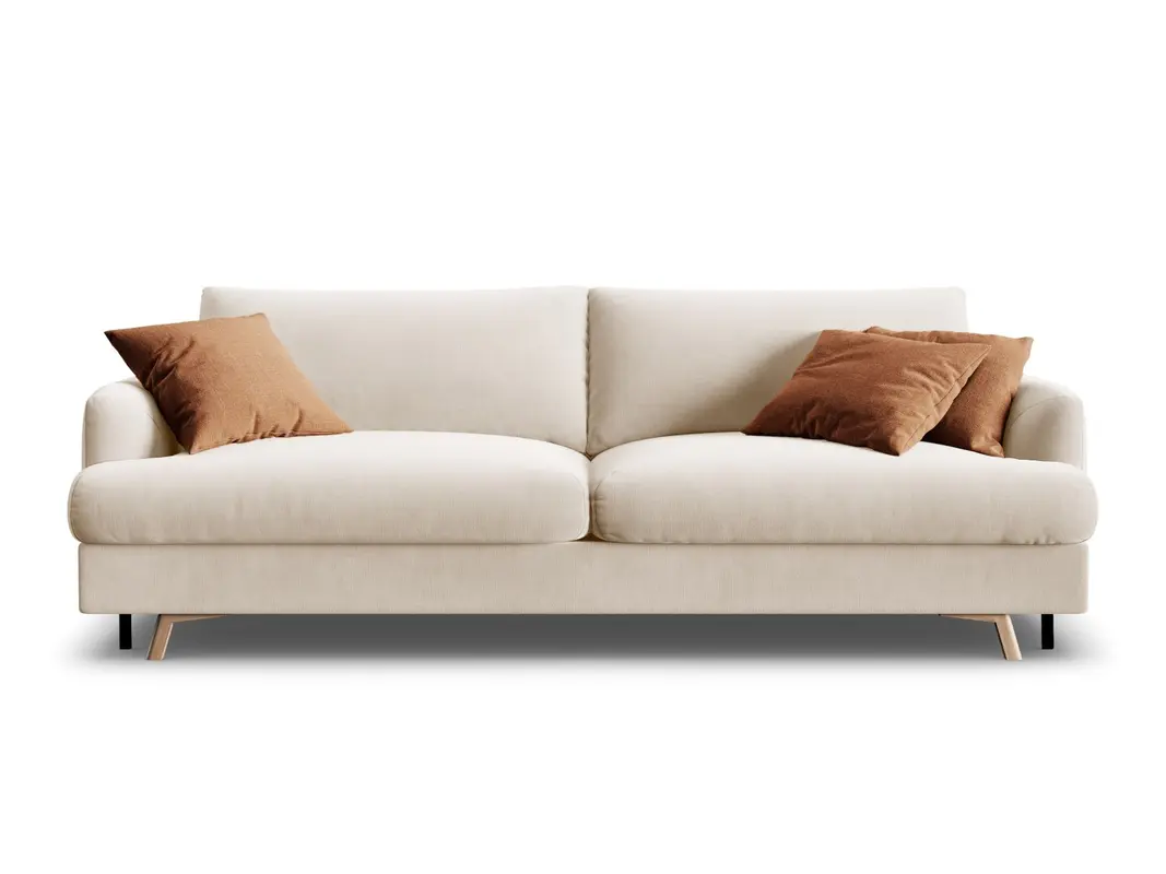 3-Sitzer Sofa Naomi mit Schlaffunktion und Stauraum