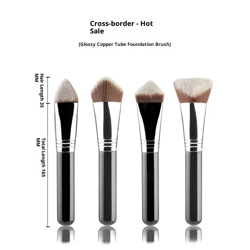 3D/4D Pyramid Contour Puder-Foundation Pinsel
