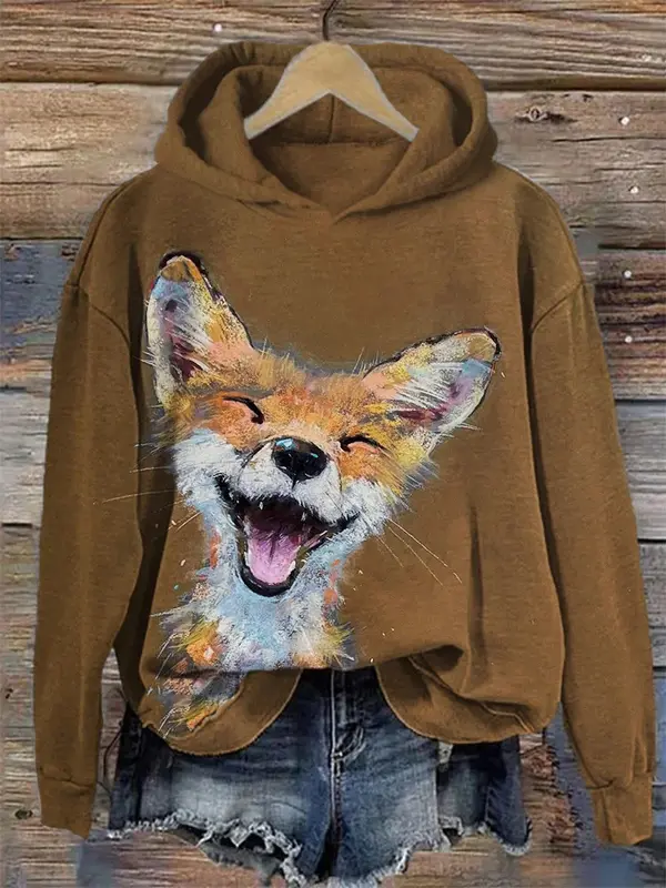 3D Digitaldruck Hoodie für Damen