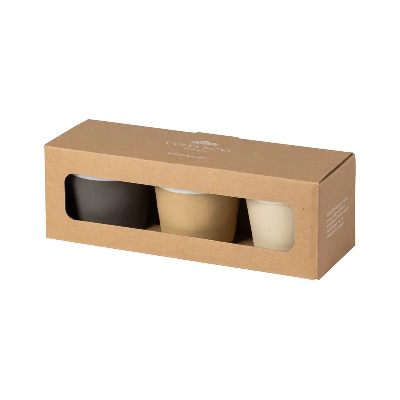 3er Set Grespresso Geschenkbox Espressotasse 70ml multi
