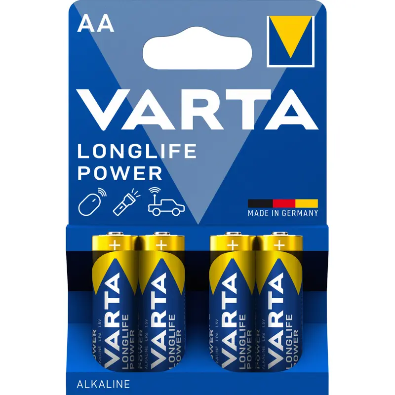 4 Piles Varta Longlife Power AA