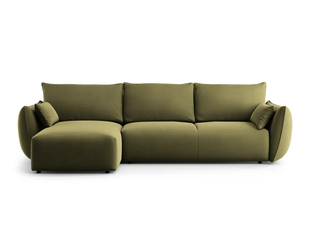 4-Sitzer Ecksofa links mit Schlaffunktion und Stauraum Matera