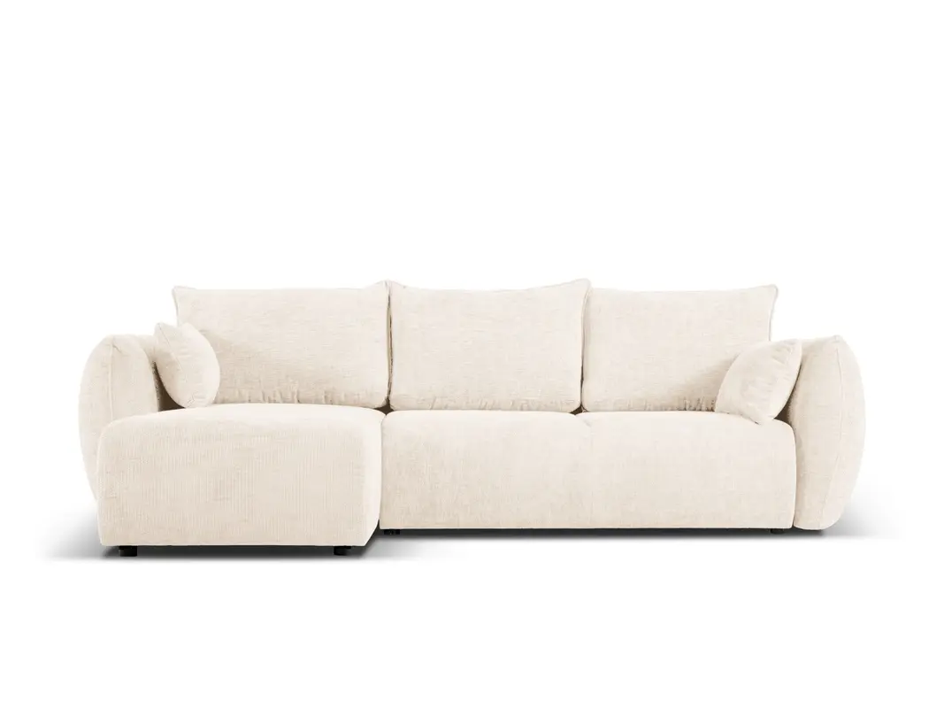 4-Sitzer Ecksofa Matera mit Schlaffunktion und Stauraum, links