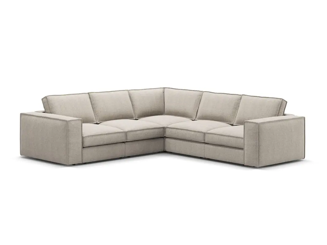 4-Sitzer Ecksofa modular symmetrisch Pola
