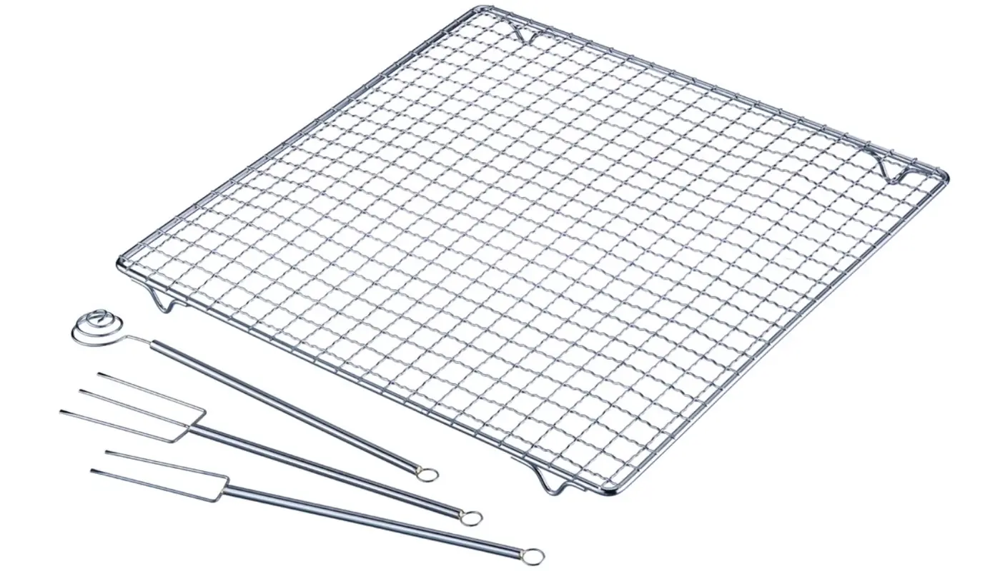 4-tlg. Set für Pralinenherstellung, 30x30cm, Edelstahl