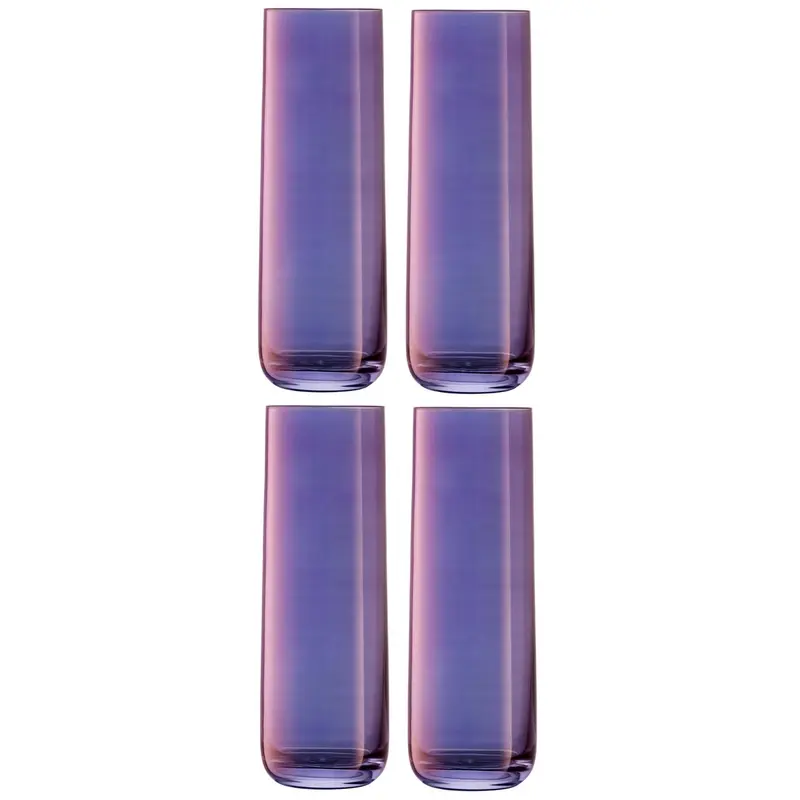 4er Set Aurora Longdrinkglas 420ml polar violet