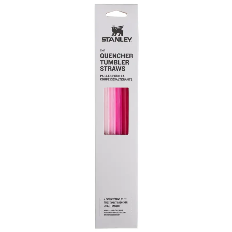 4er Set Ersatzstrohhalm für Quencher 0.89l pink