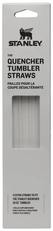 4er Set Ersatzstrohhalm für Quencher 0.89l transparent