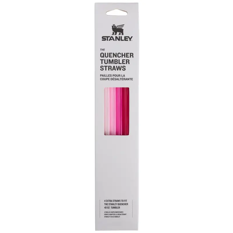 4er Set Ersatzstrohhalm für Quencher 1.18l pink