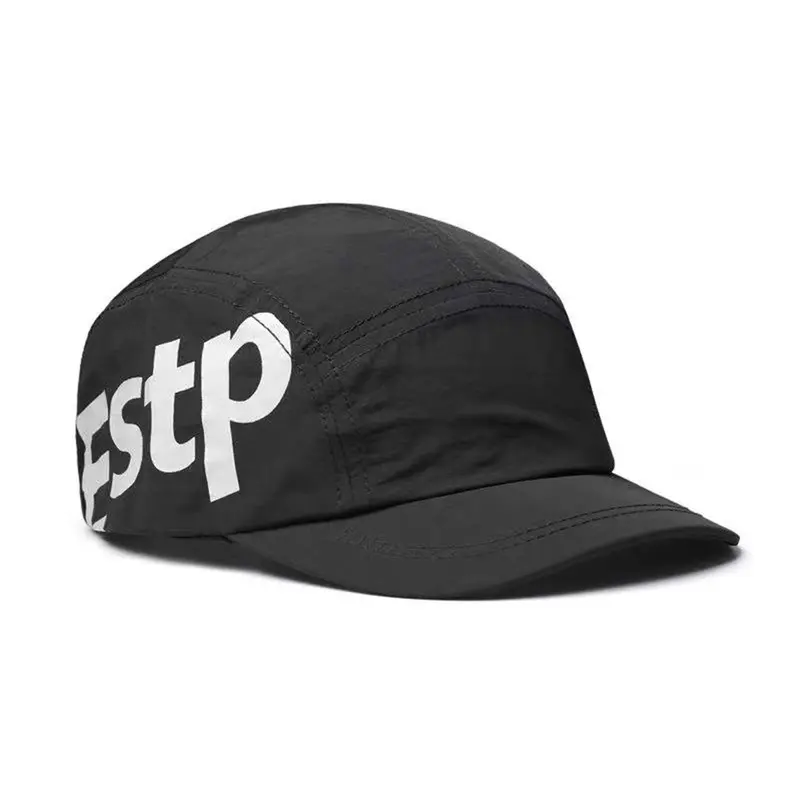 5-Panel Cap «Sprint» · Nylon Schwarz