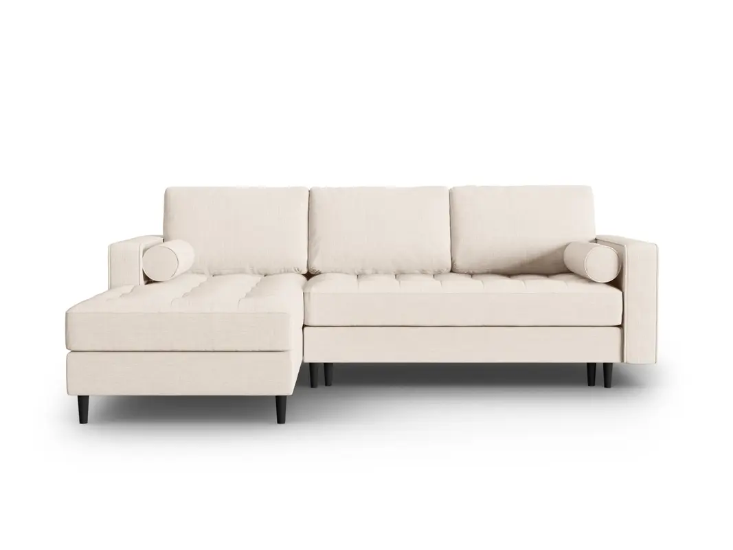 5-Sitzer Ecksofa links mit Bettfunktion und Box Aspen