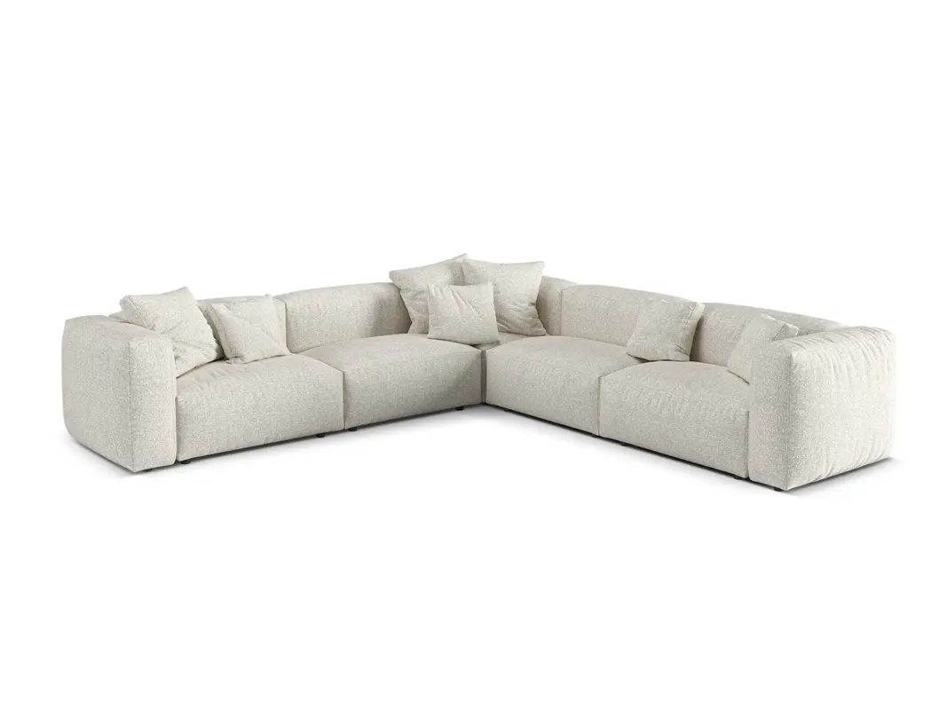 5-Sitzer Ecksofa modular symmetrisch Martina