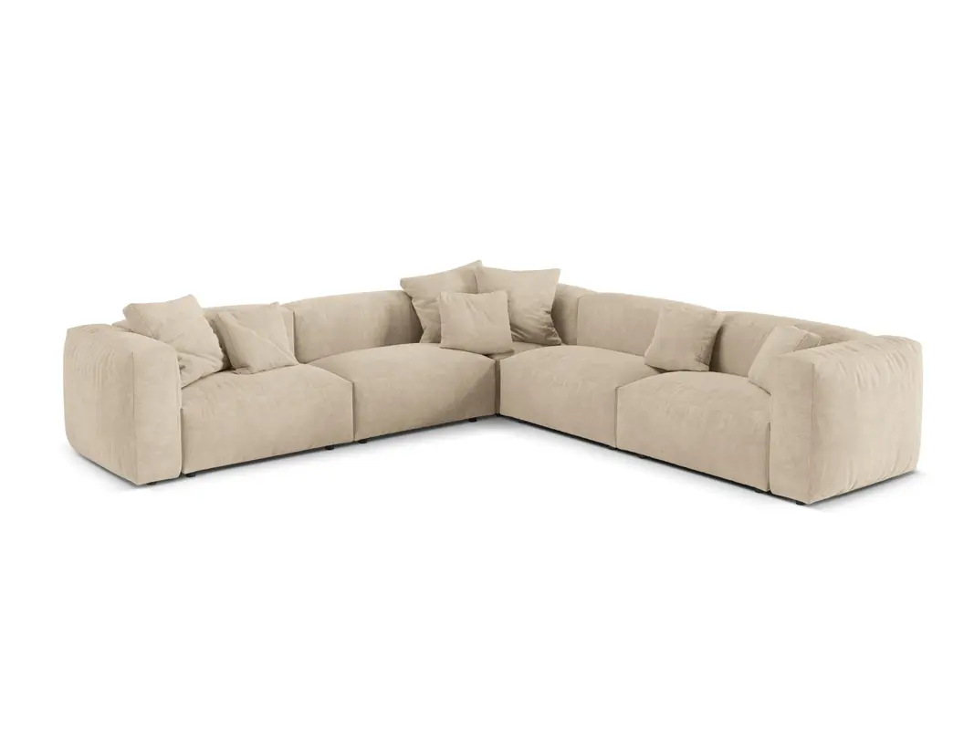 5-Sitzer Modular Ecksofa Symmetric Martina