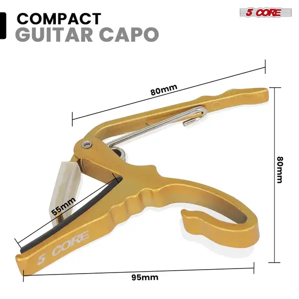 5Core Capo für Gitarre, Banjo, Ukulele & Mandoline