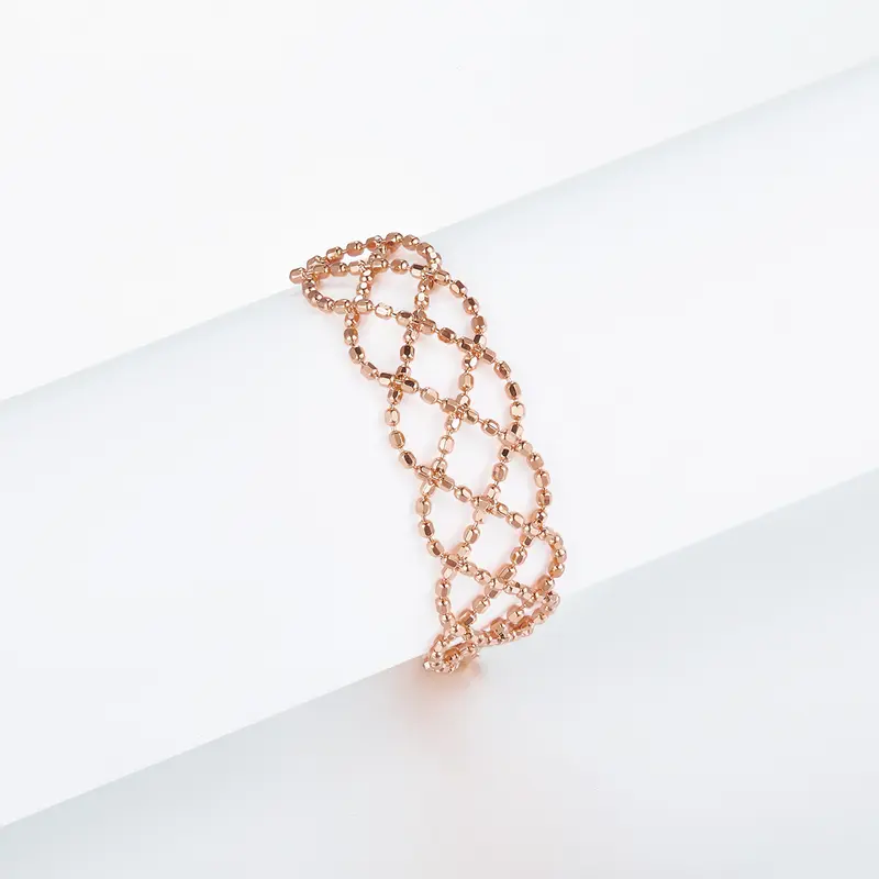 925-Silber Ring «Anello» · Mesh, verstellbar