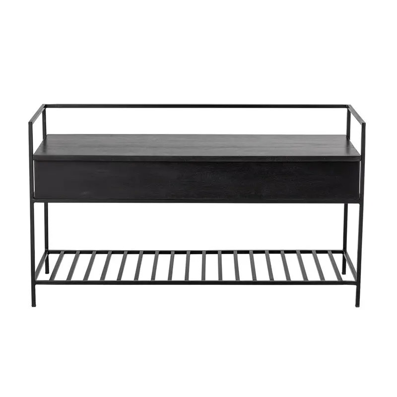 Abelone Bank, Schwarz, FSC 100%® Mango