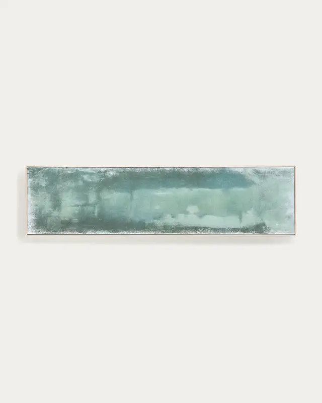Abstraktes Bild Selnar, Grün, 182 x 47 cm