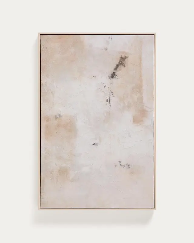 Abstraktes Bild Silpa, Beige, 60 x 90 cm