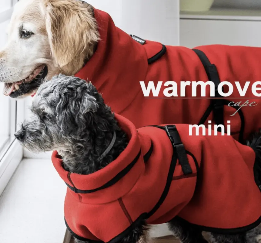 actionfactory Warmover fleece cape red fire