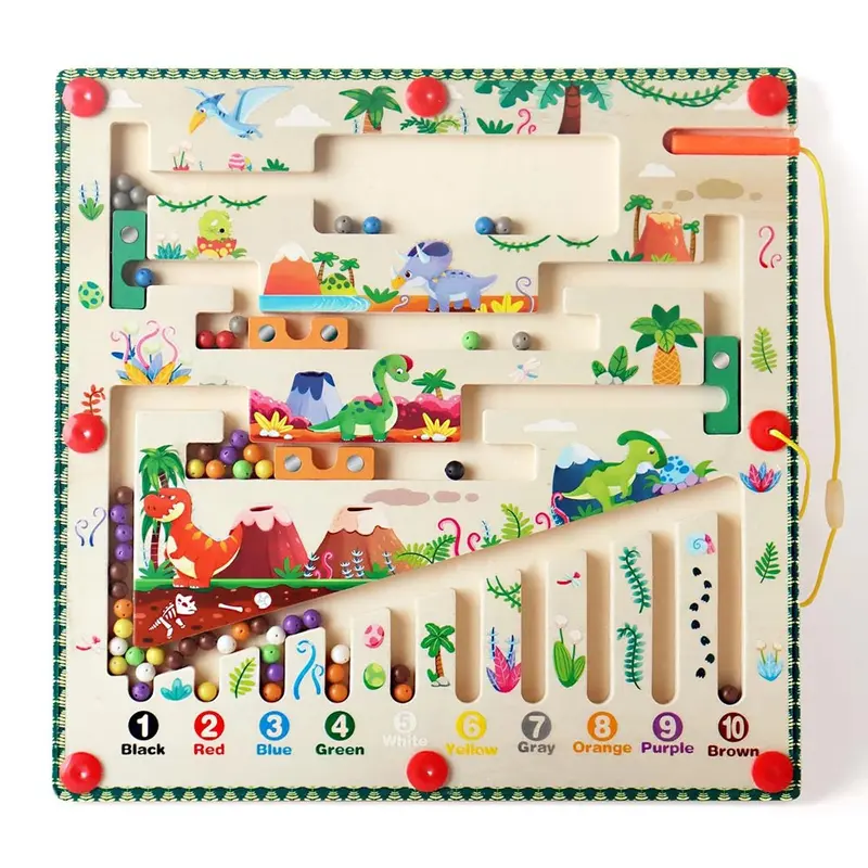 Activity-Board Montessori Holz
