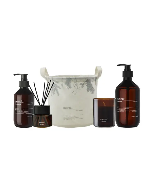 AdventCH, meadow bliss soap + lotion + silent amber diffuser + candle, 490|275|200|100 ml|ml|g|ml