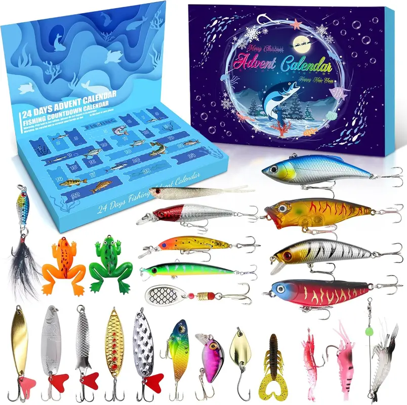 Adventskalender 2025 mit Angel-Set
