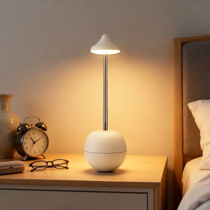 Akku-Tischlampe «Lumi» · Kabellos, dimmbar & warmes Licht
