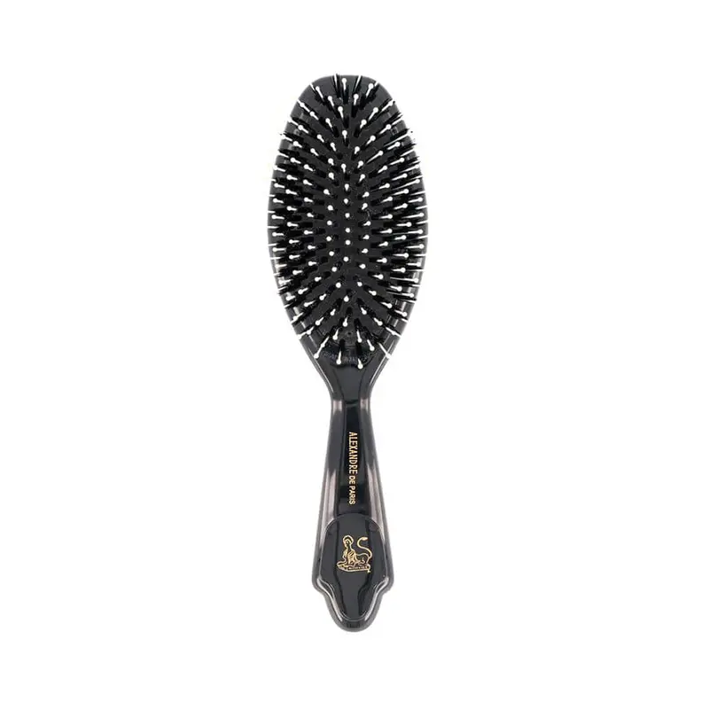 Alexandre de Paris Haarbürste mit Noppen 18 cm Schwarz