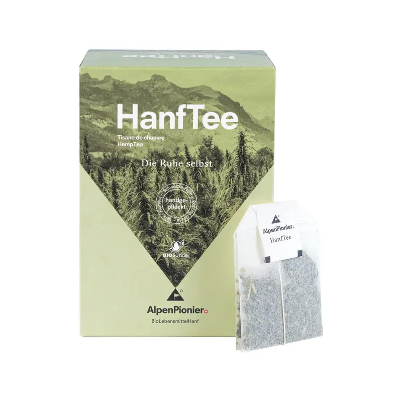 AlpenPionier Hanf-Tee – Bio-Kräutertee mit Schweizer Ursprung