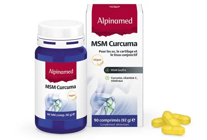 Alpinamed MSM Curcuma 90 cpr