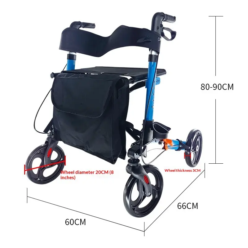 Aluminium-Einkaufswagen für Senioren
