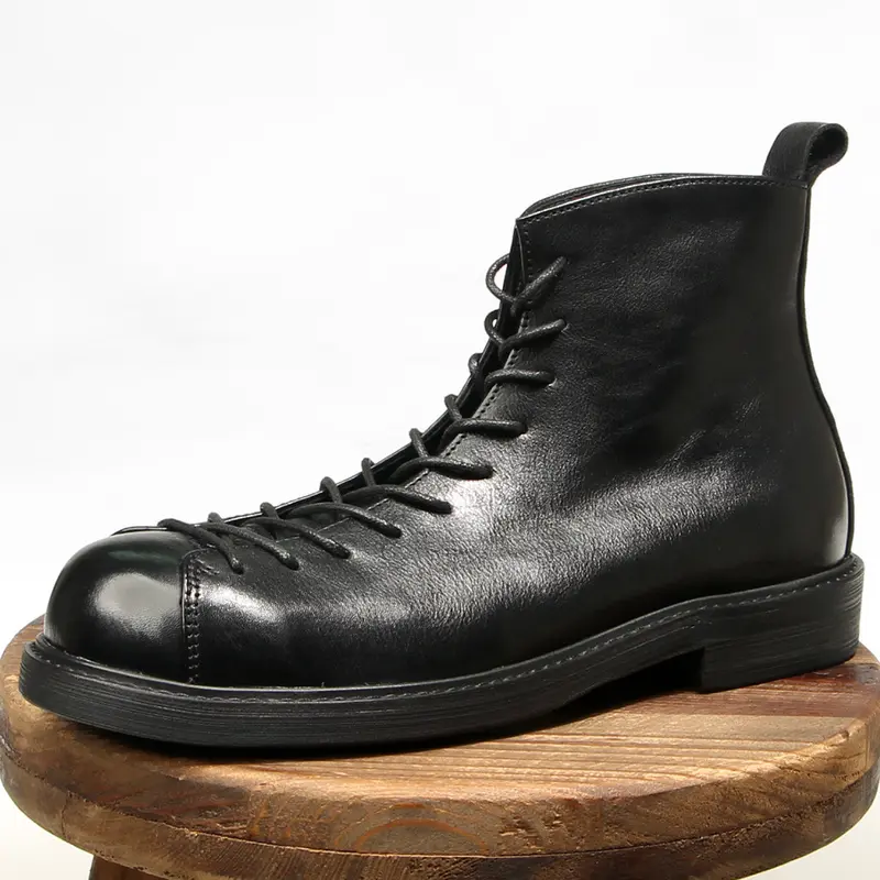Amekaji Martin Boots aus echtem Leder