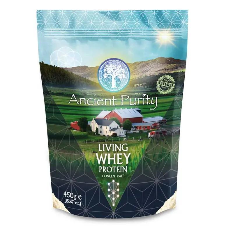 Ancient Purity Molkenprotein – Lebendes Whey Protein Konzentrat | Roh & Ungeheizt | 450 g