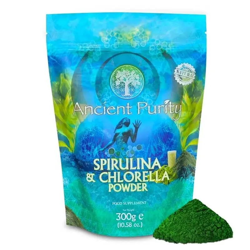 Ancient Purity – Spirulina & Chlorella Pulver 300g | Bioqualität