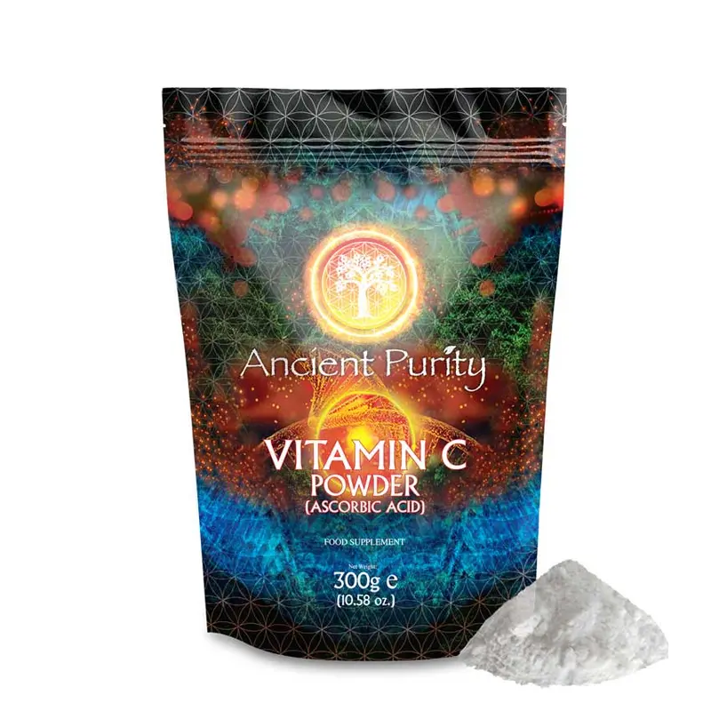 Ancient Purity Vitamin C Pulver – Reine Ascorbinsäure | 300 g | GVO-frei