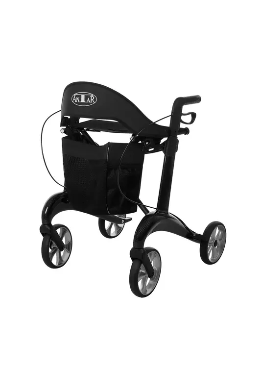 Antar Carbon Rollator – Premium, 4-Rad, faltbar – AT51137